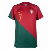 Camiseta Portugal Cristiano Ronaldo #7 Primera Equipación Replica Mundial 2022 mangas cortas